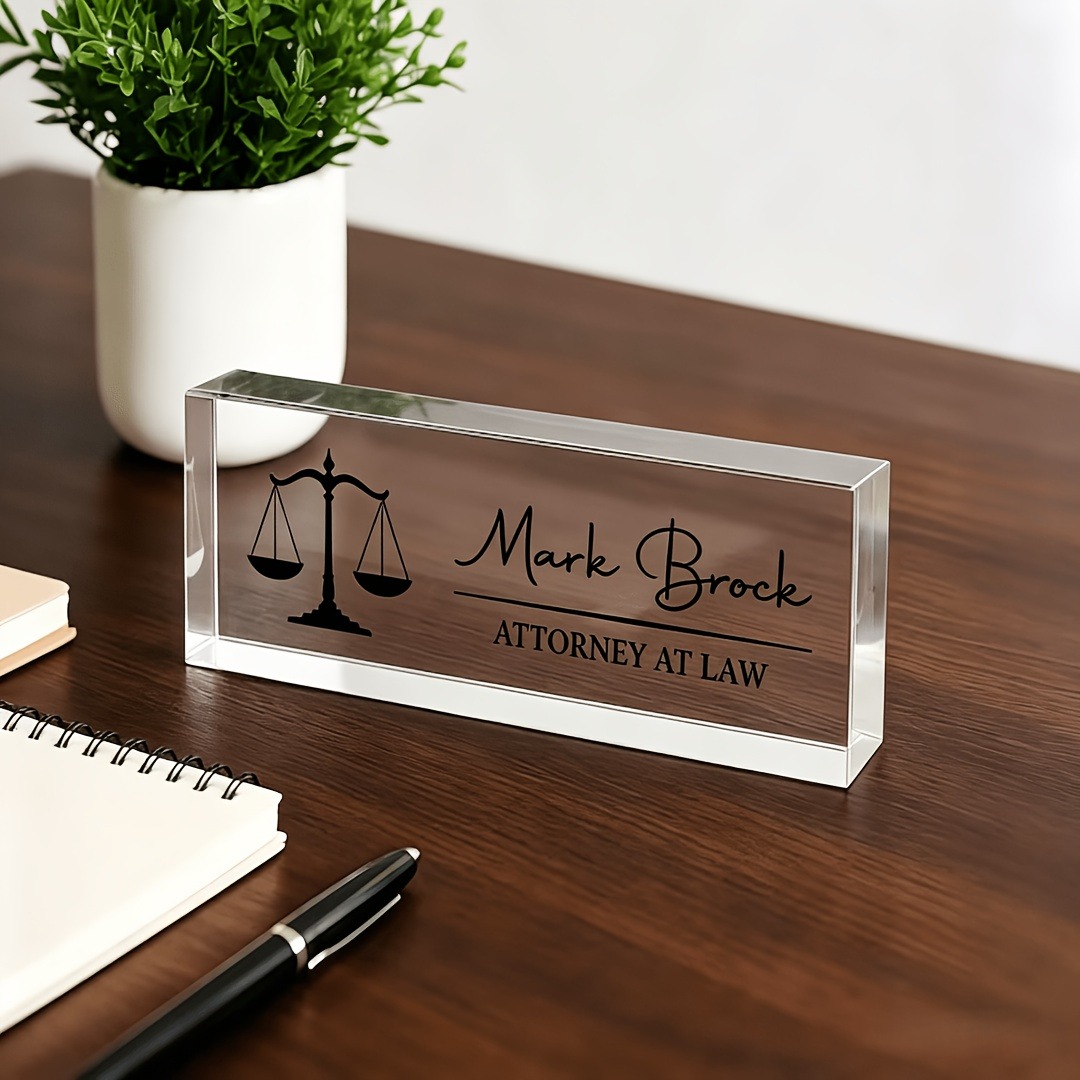 Personalized Lawyer & Judge Ac - Photo Acrylic Block recension och pris