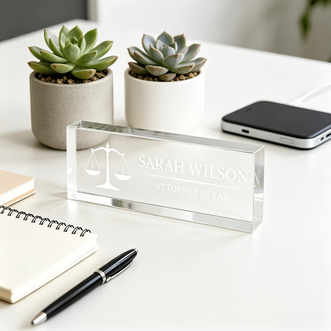 Personalized Lawyer & Judge Ac - Photo Acrylic Block recension och pris