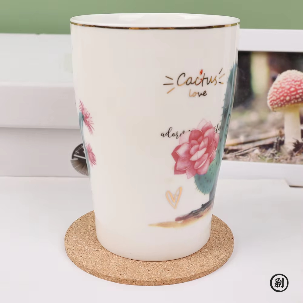 10PCS Cup Mat Natural Round Wo - Coaster Sublimation Blank recension och pris
