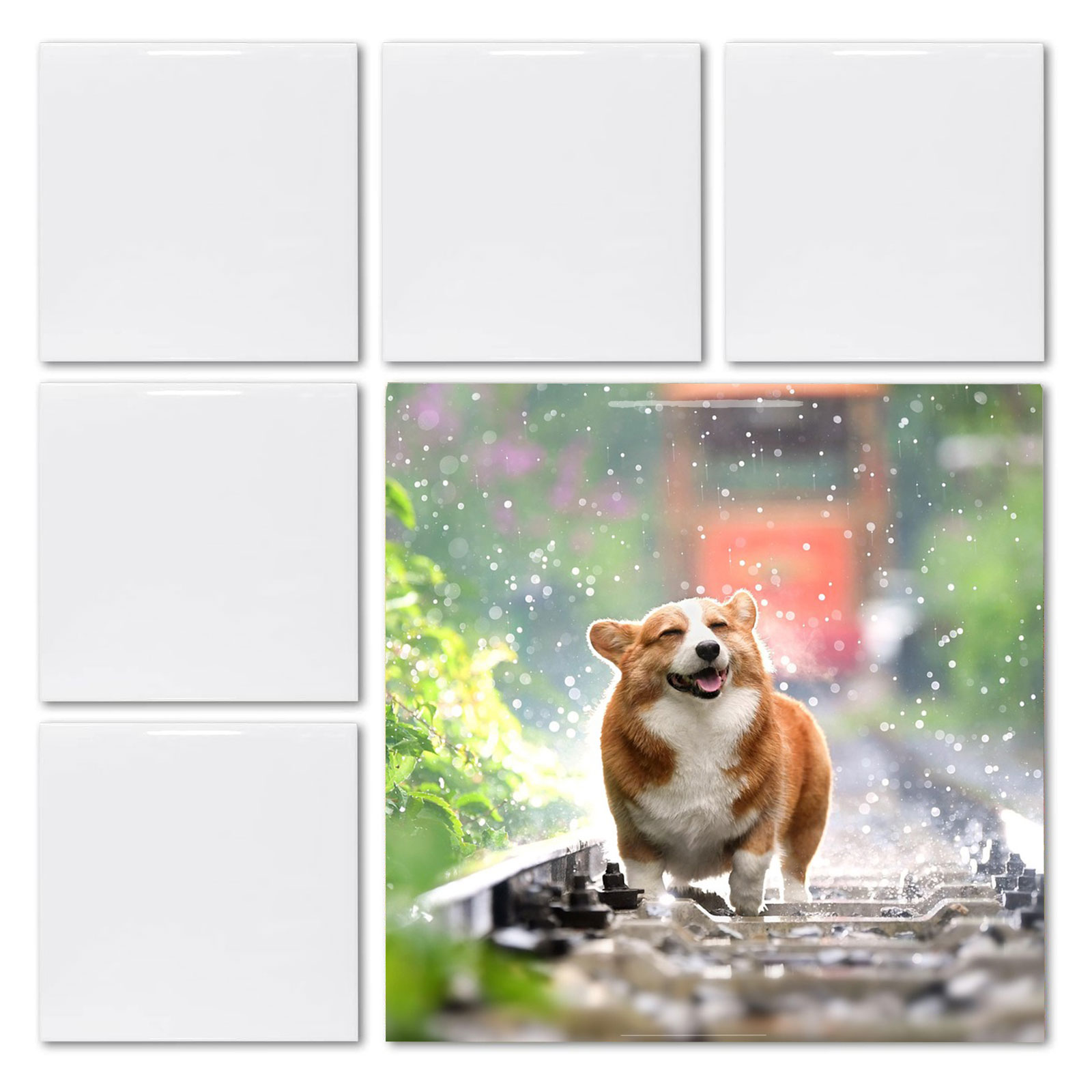 20pcs 4.25' X 4.25' Sublimatio - Ceramic Tile Blank recension och pris
