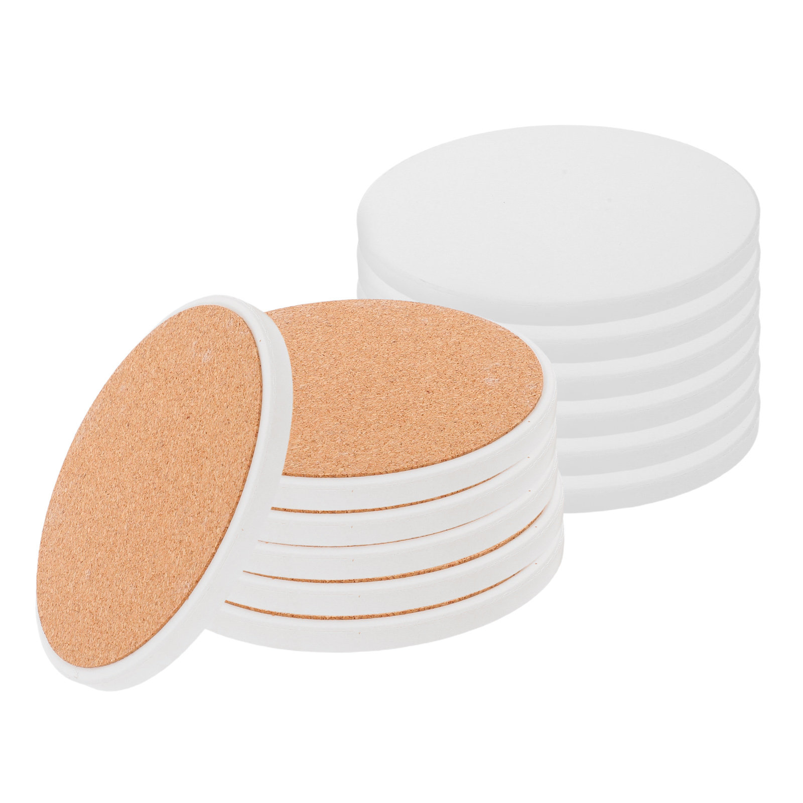 12Pcs Blank Ceramic Coasters R - Coaster Sublimation Blank recension och pris