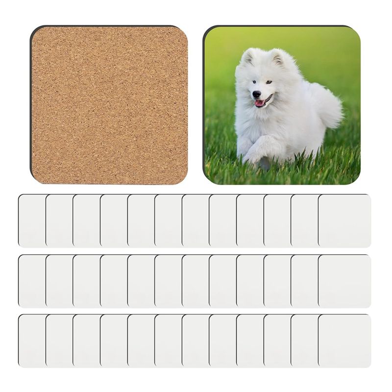 NEW HOT In Stock-36 PCS Sublim - Coaster Sublimation Blank recension och pris