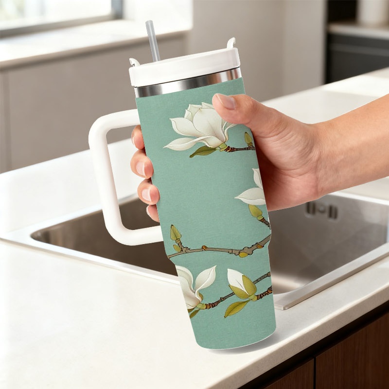 1pc 40 Oz Stainless Steel Insu - Sublimation Mug White recension och pris