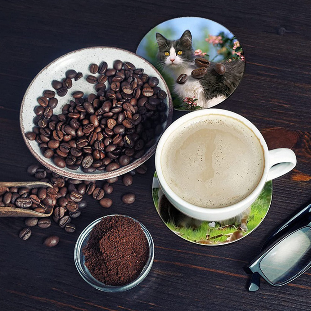 50Pcs Thermal Sublimation Roun - Coaster Sublimation Blank recension och pris