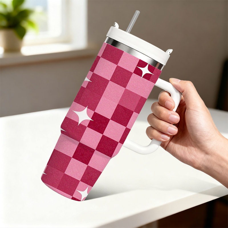 1pc 40oz Insulated Tumbler wit - Sublimation Mug White recension och pris