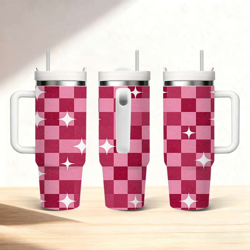 1pc 40oz Insulated Tumbler wit - Sublimation Mug White recension och pris