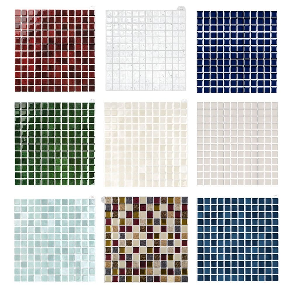 Self-Adhesive Wall Tile Sticke - Ceramic Tile Blank recension och pris