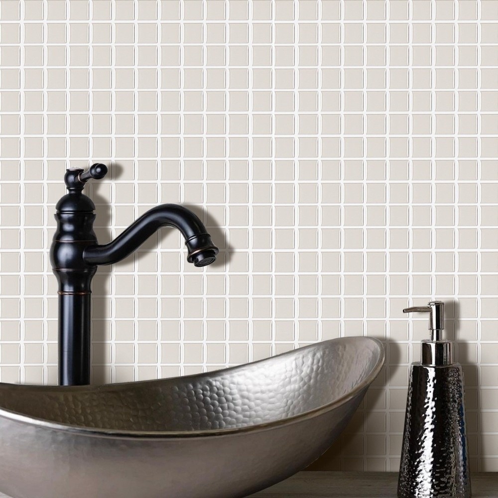 Self-Adhesive Wall Tile Sticke - Ceramic Tile Blank recension och pris