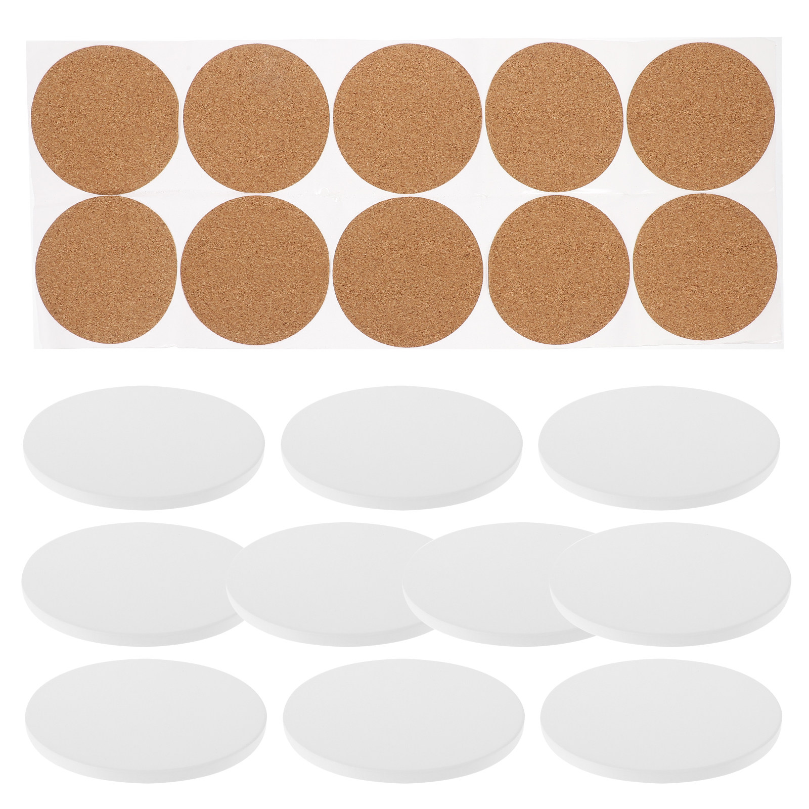 10Set Ceramic Coasters Sublima - Coaster Sublimation Blank recension och pris