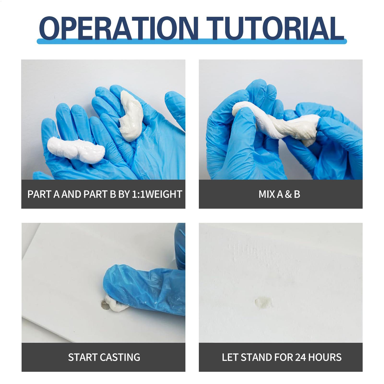 Quick Repair Epoxy Putty Two P - Ceramic Tile Blank recension och pris