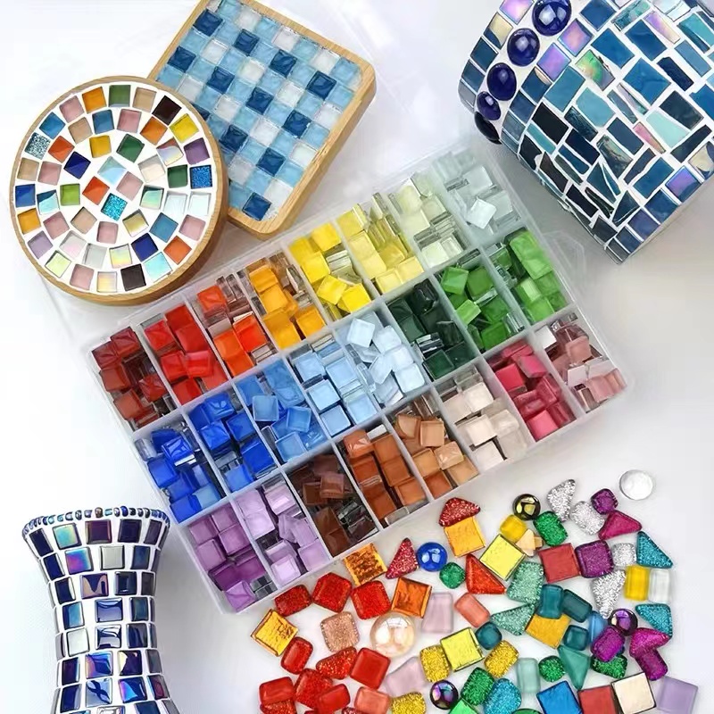 DIY Ceramic Mosaic Glass 50pcs - Ceramic Tile Blank recension och pris