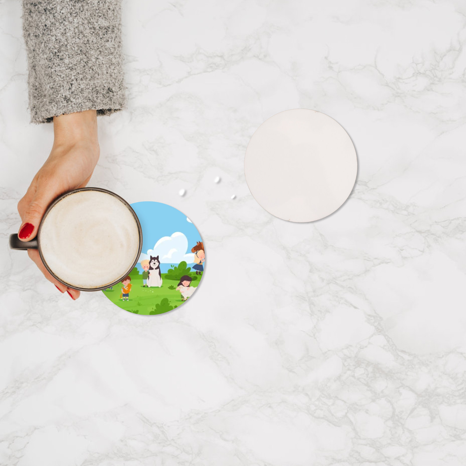 Sublimation Wooden Coasters 10 - Coaster Sublimation Blank recension och pris