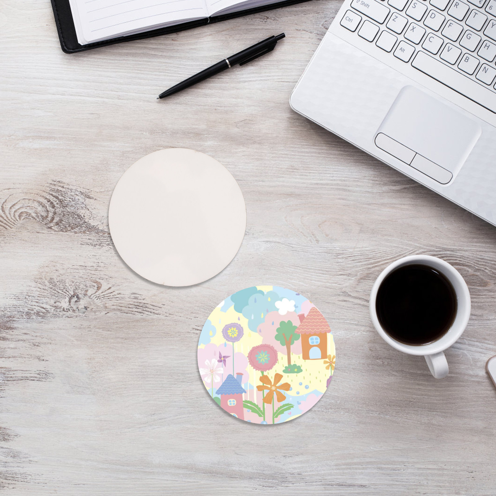 Sublimation Wooden Coasters 10 - Coaster Sublimation Blank recension och pris